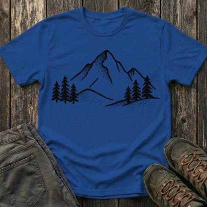 Minimalist Mountain Range T-shirt