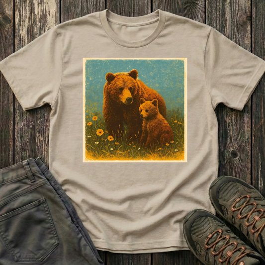 Mama And Cub Prairie Time T-shirt