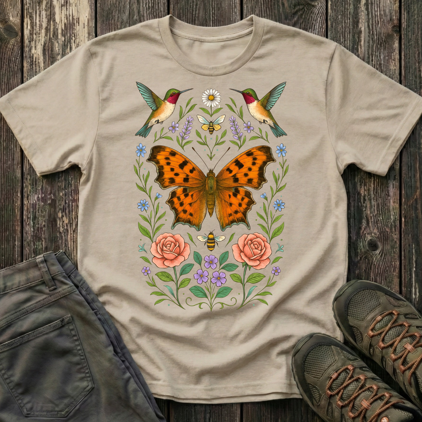 Butterfly and Friends T-shirt
