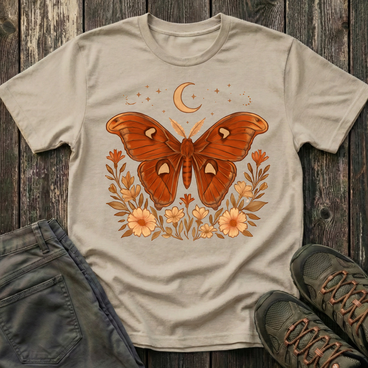Atlas Moth Moon Bathing T-shirt