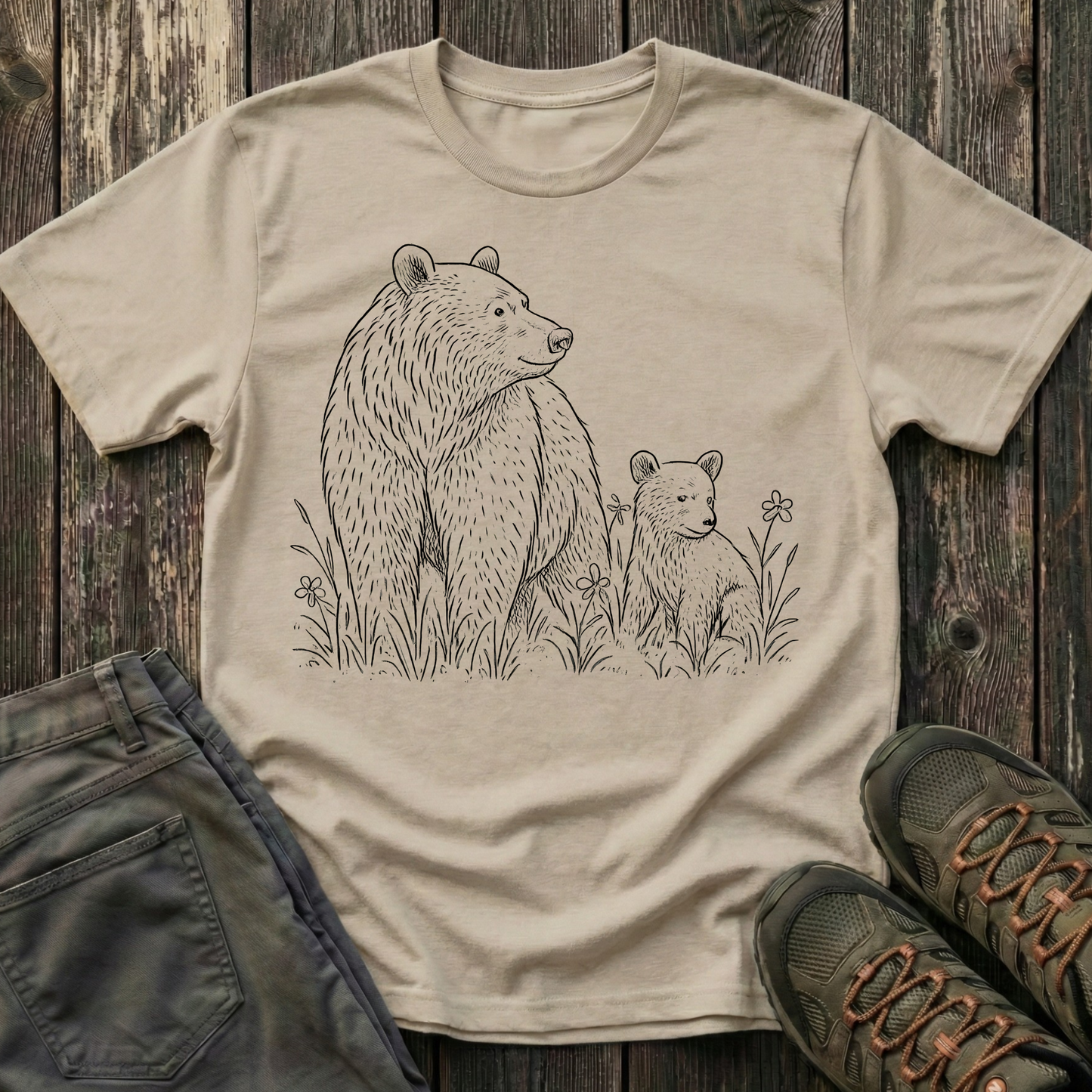 Mama and Cub Playtime T-shirt