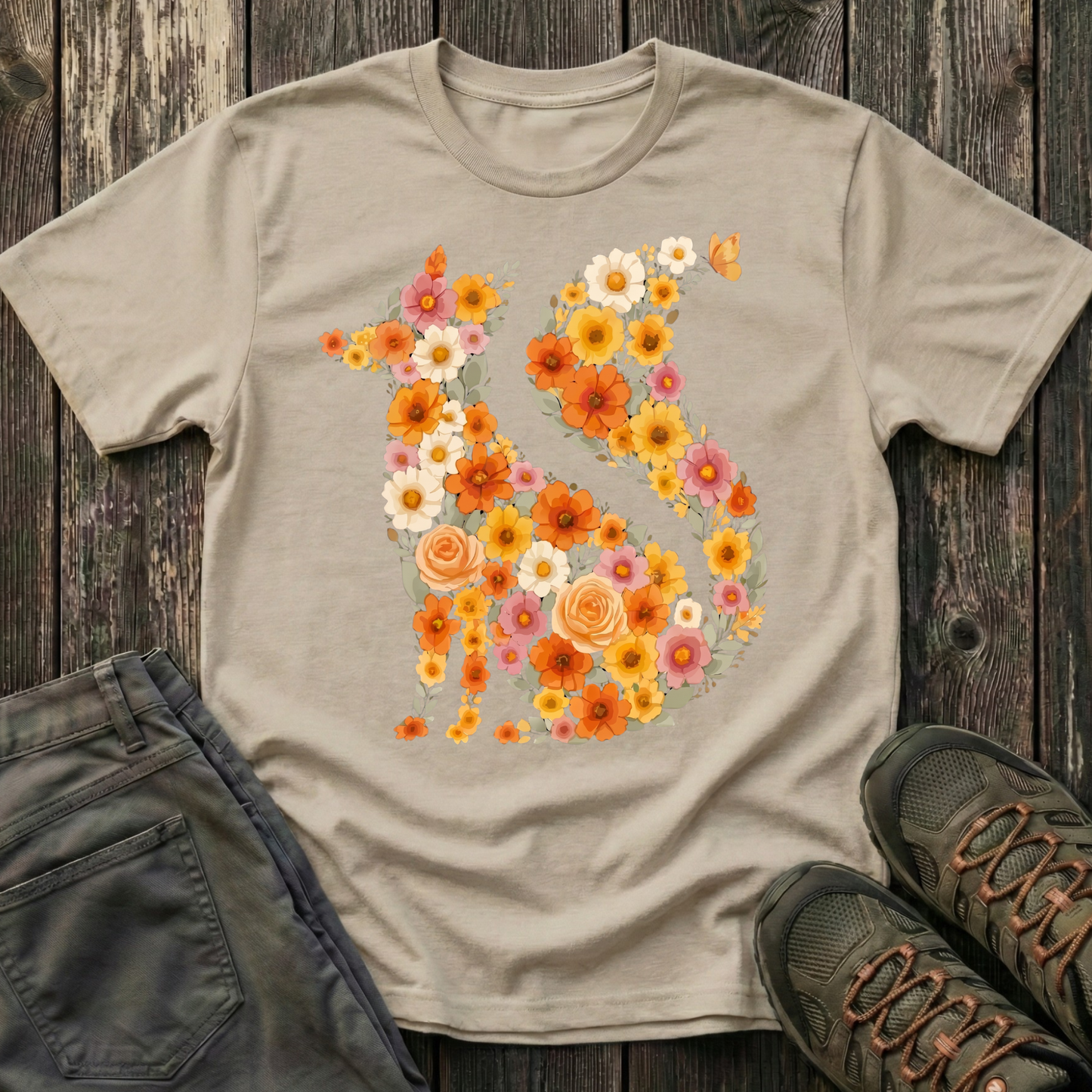 Blooming Fox T-shirt