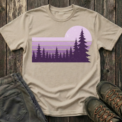 Retro Lilac Sunset T-shirt