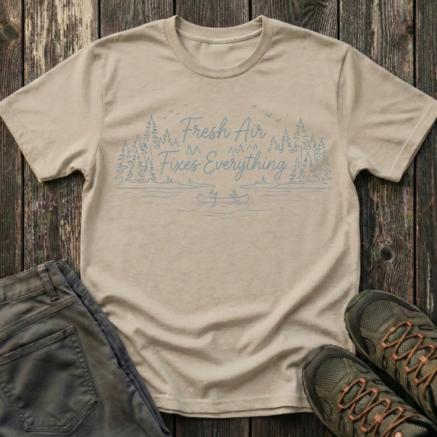 Fresh Air Fixes Everything T-shirt