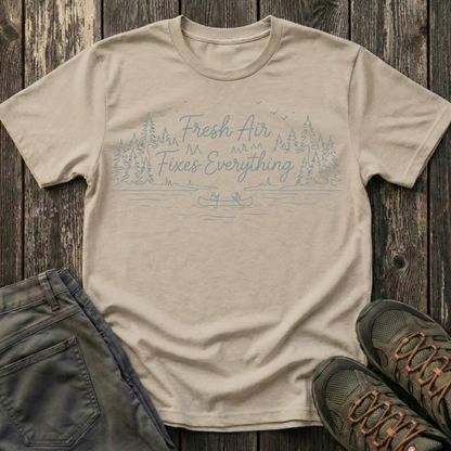Fresh Air Fixes Everything T-shirt