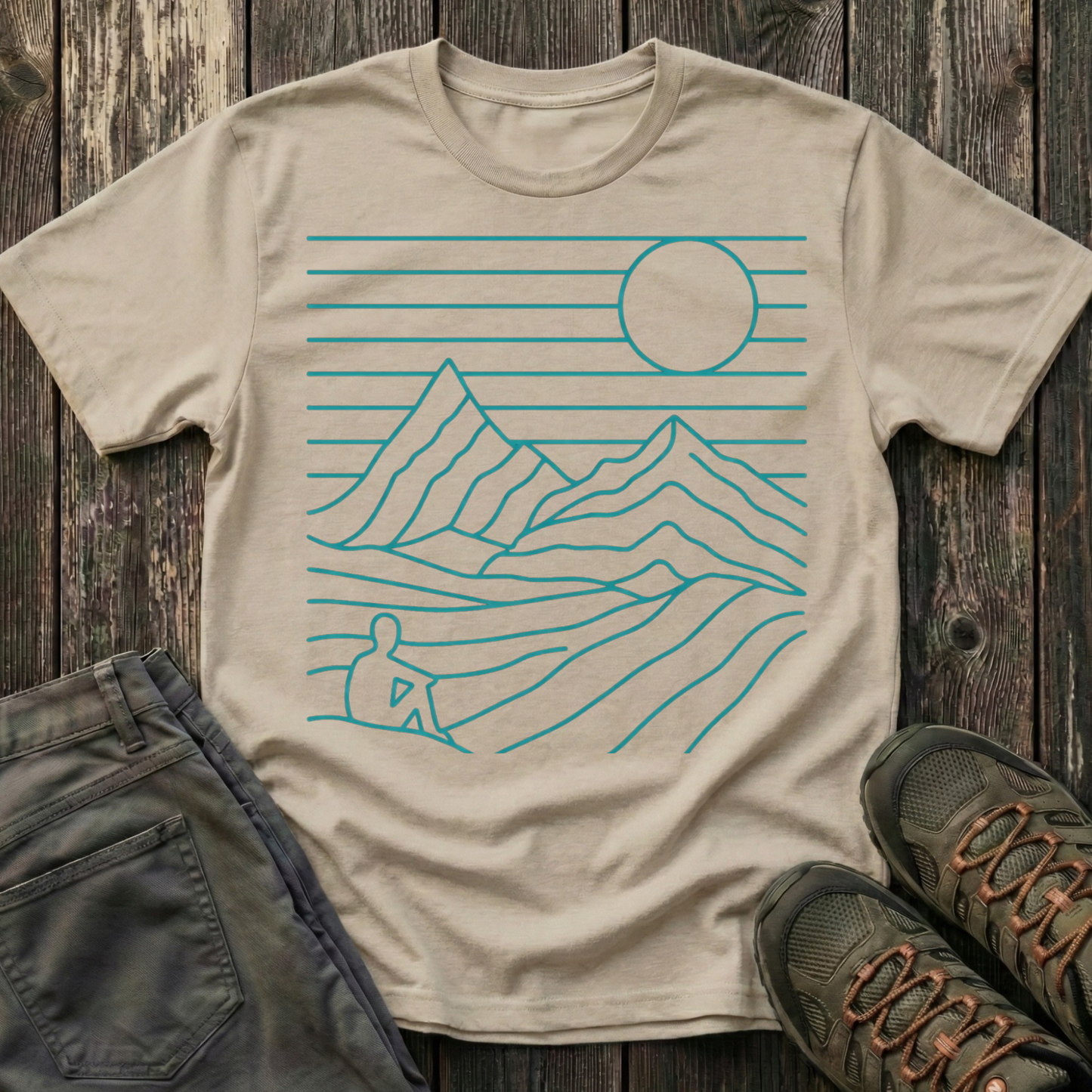 Lines of the Land T-shirt