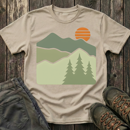 Retro Sun Rising T-shirt