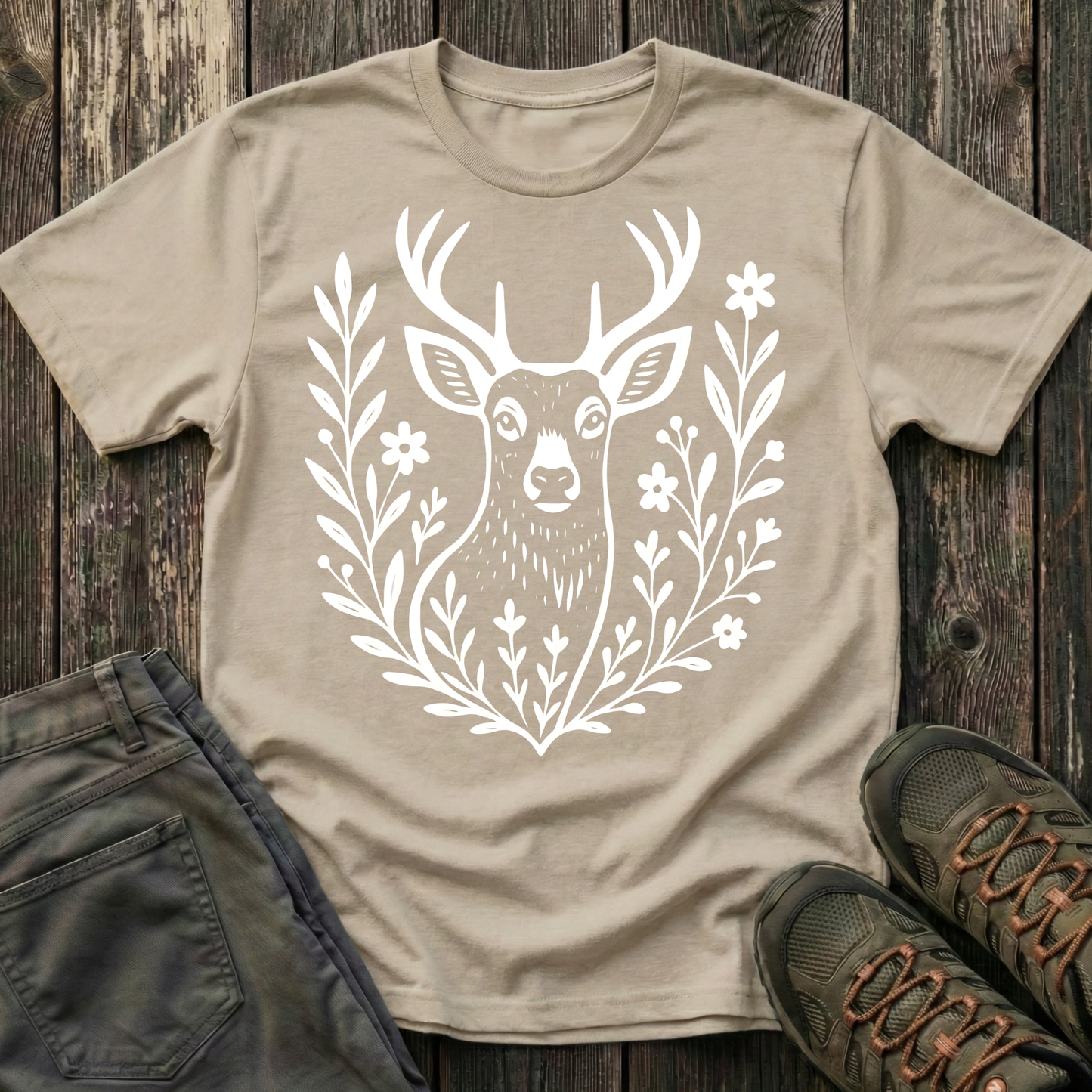 Deer Portrait T-shirt