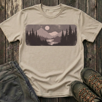 Vintage Moonlit Valley T-shirt