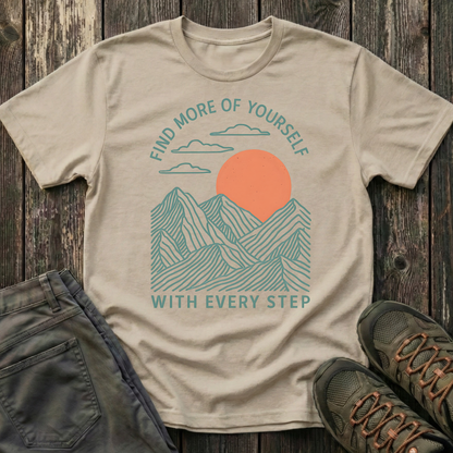 Find Yourself With Every Step T-shirt