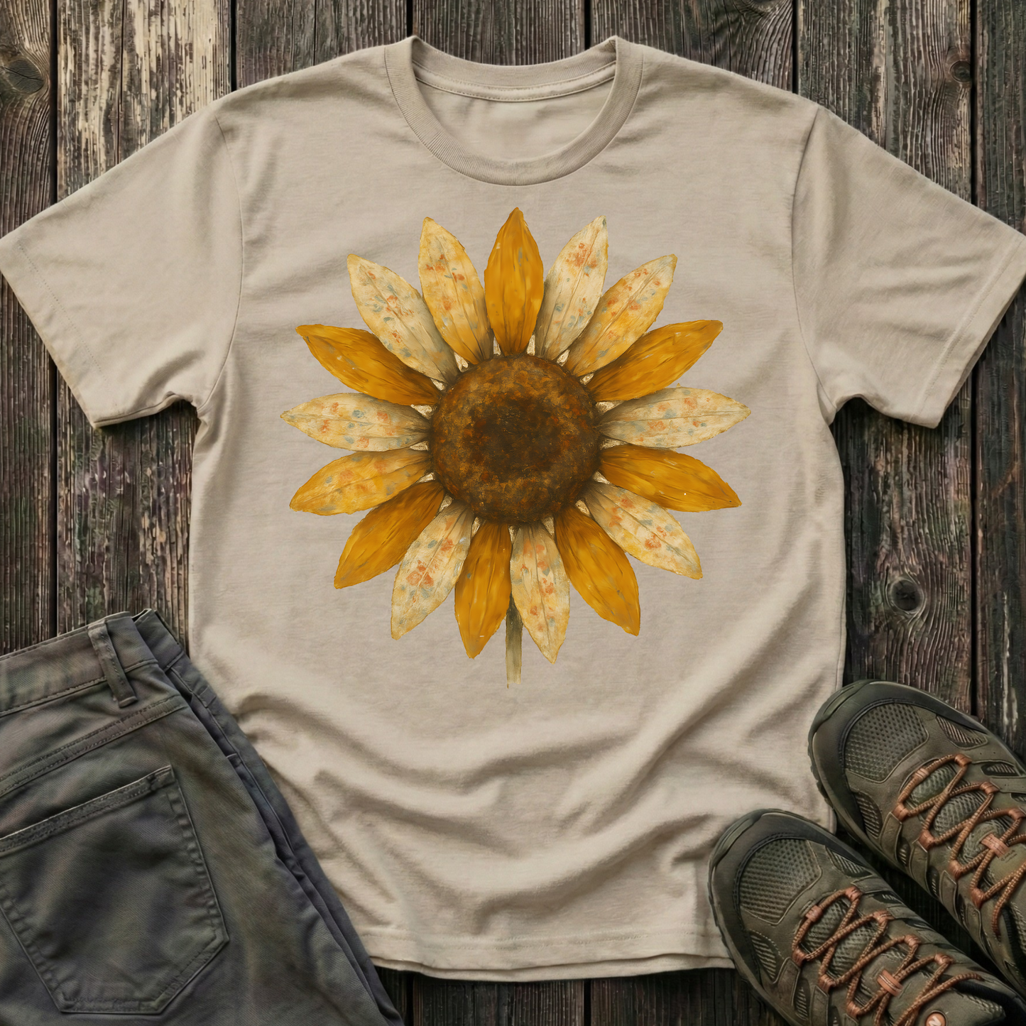 Sunflower Oil Print T-shirt