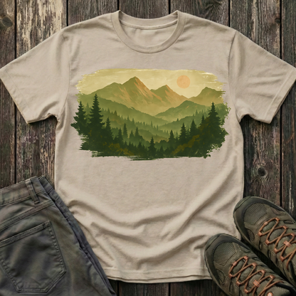 Brushstroke Landscape T-shirt