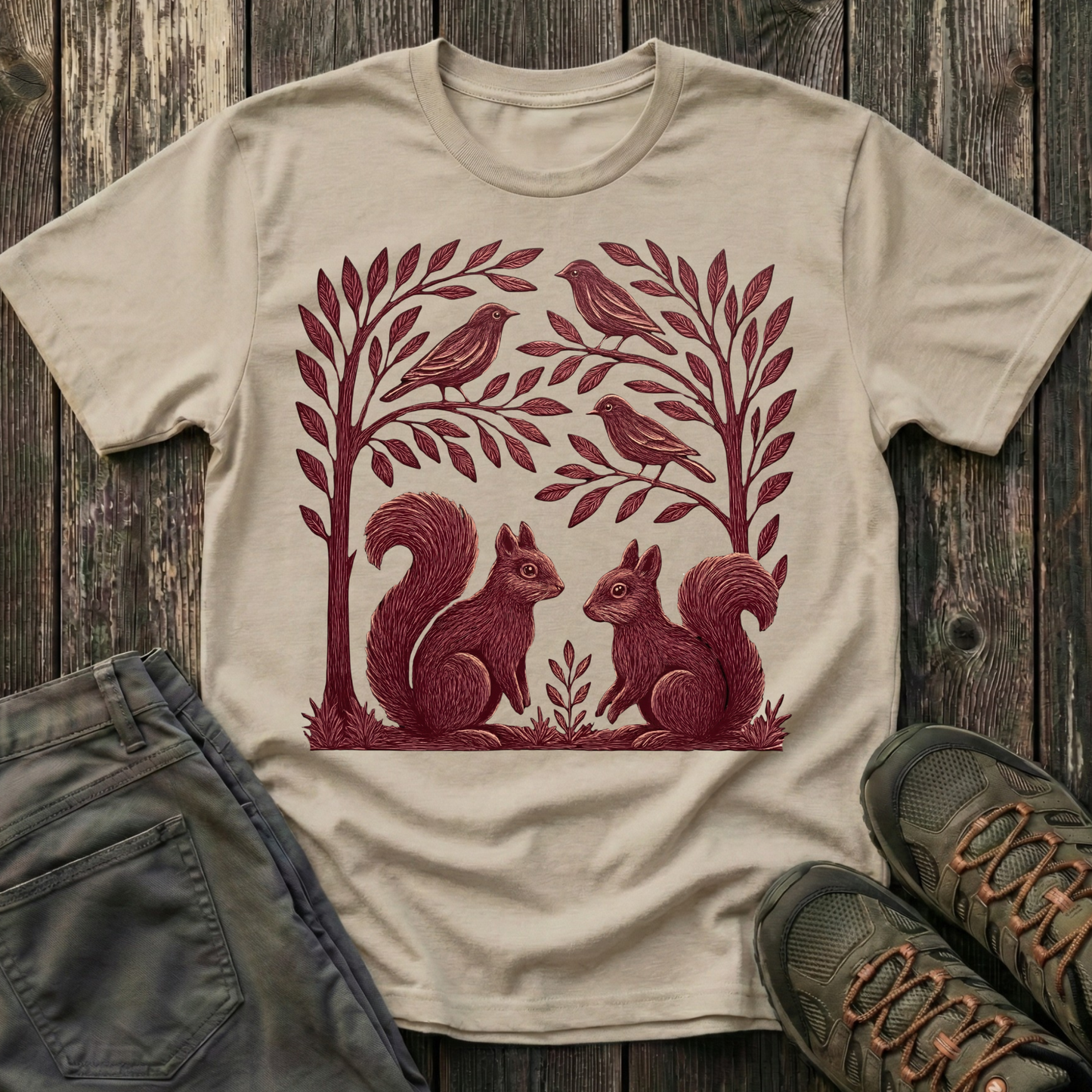 Squirrels and Friends T-shirt