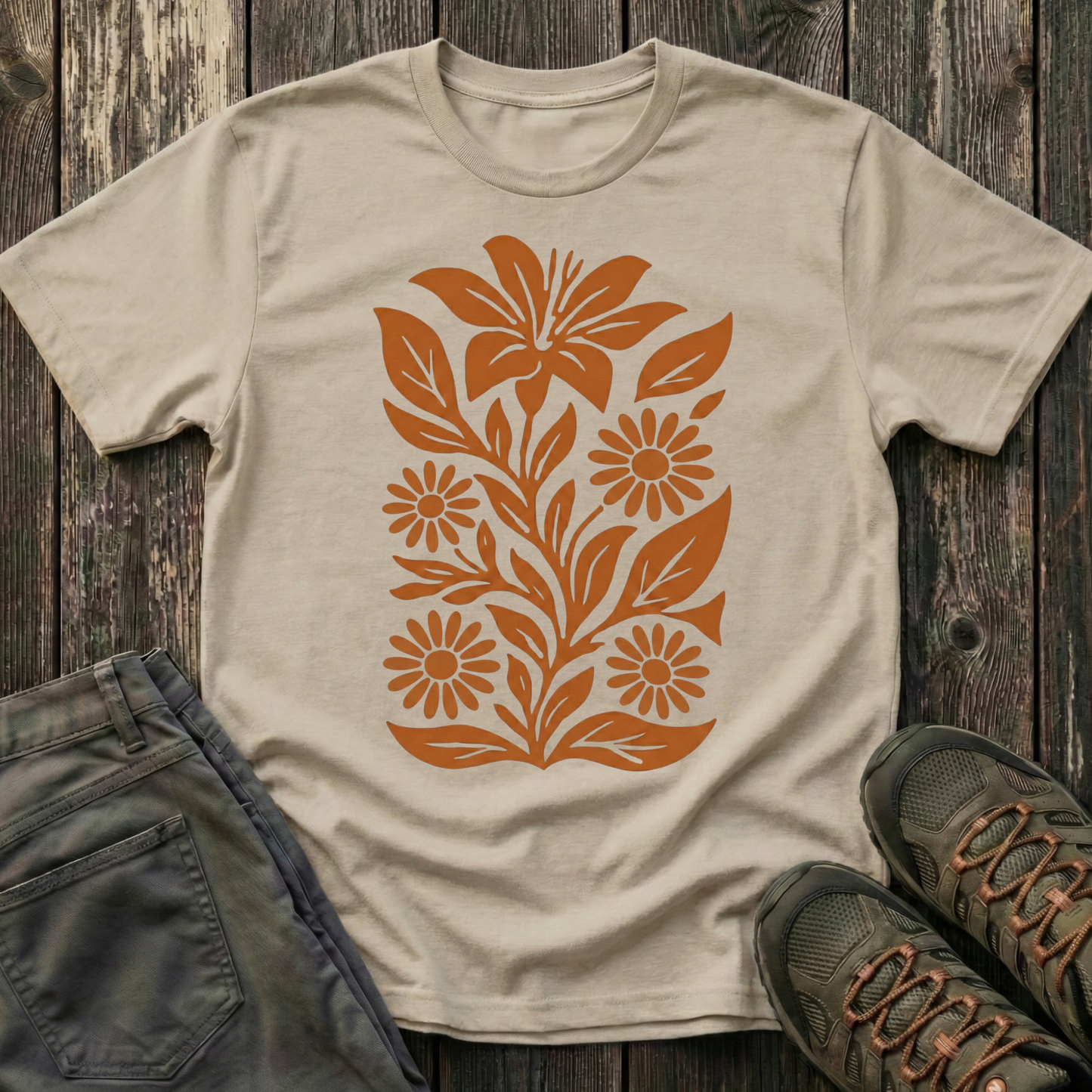 Daylily and Friends Ink Print T-shirt