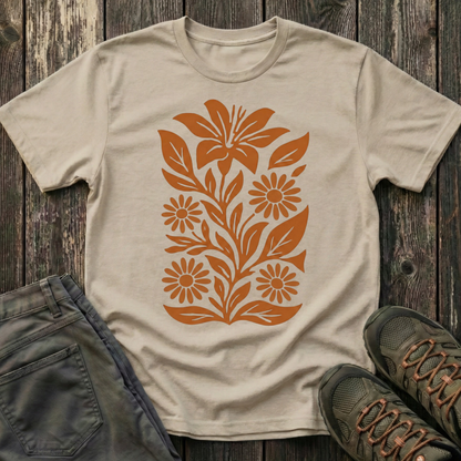 Daylily and Friends Ink Print T-shirt