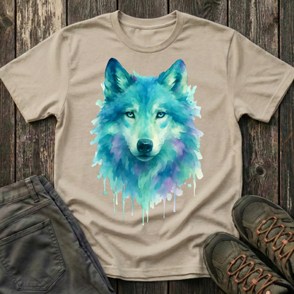 Watercolor Wolf Portrait T-shirt