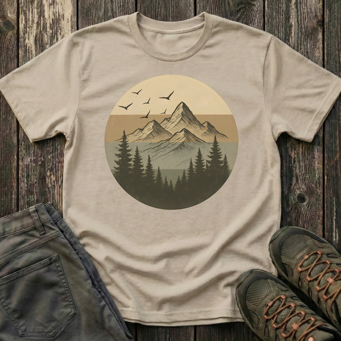 Earth Tones Landscape T-shirt