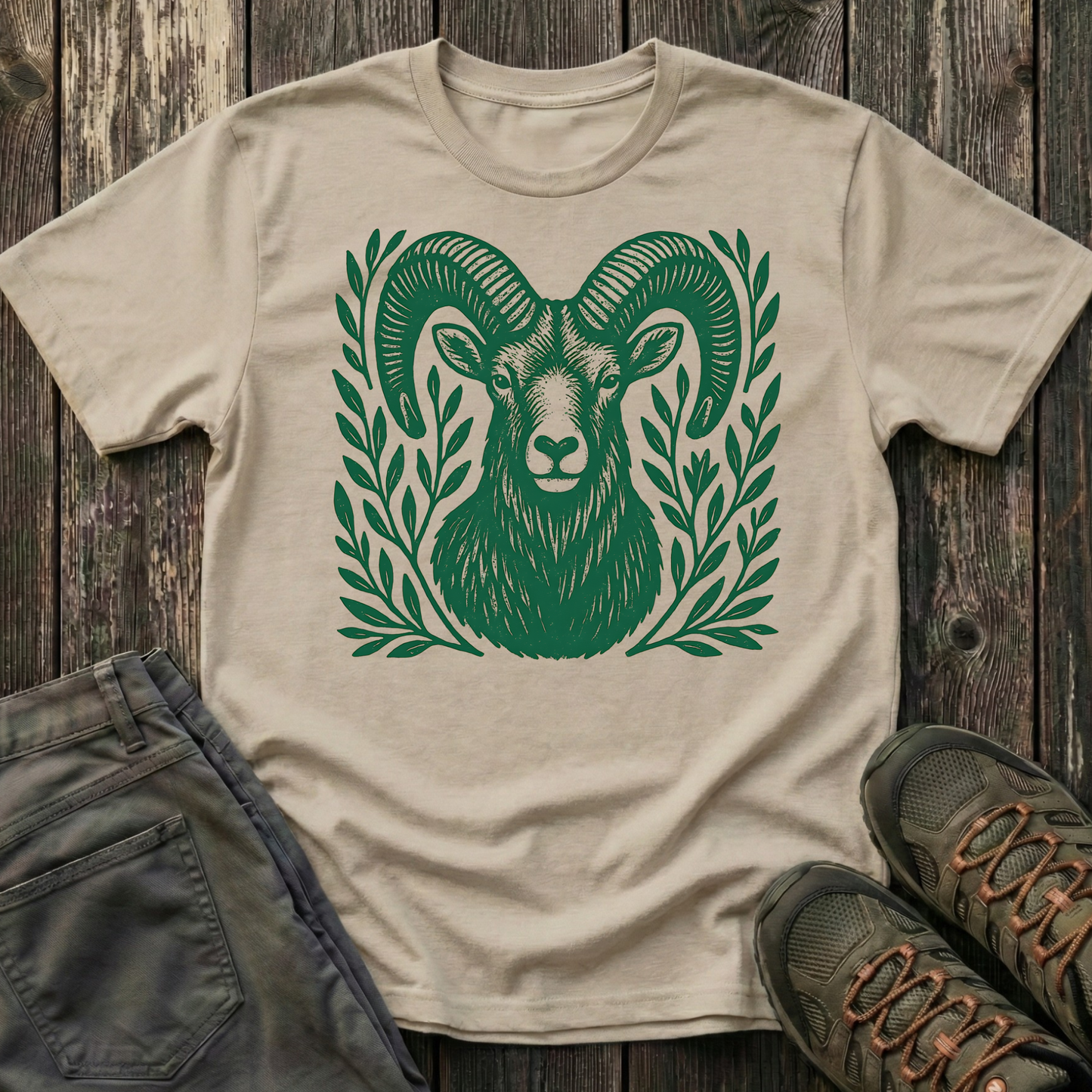 Bighorn Sheep Portrait T-shirt