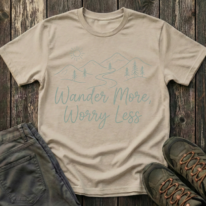 Wander More Worry Less T-shirt