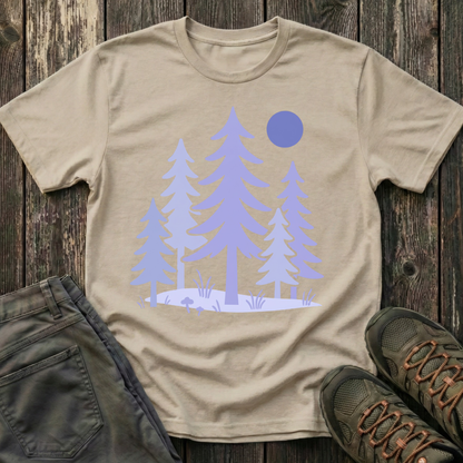 Serene Purple Forest T-shirt