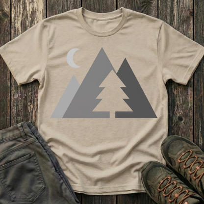 Greyscale Mountains T-shirt