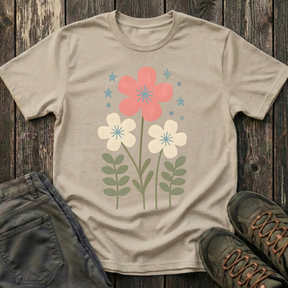 Stars And Flowers T-shirt