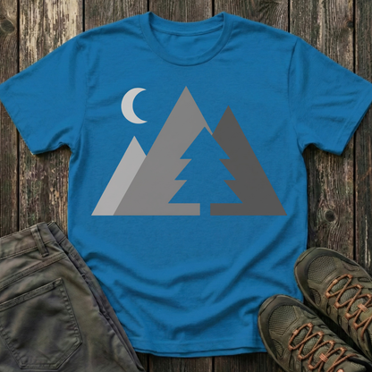Greyscale Mountains T-shirt