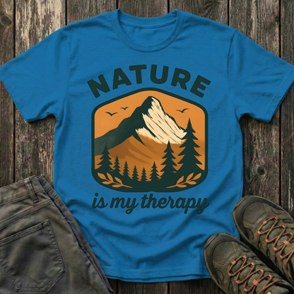 Nature Is My Therapy Landscape T-shirt