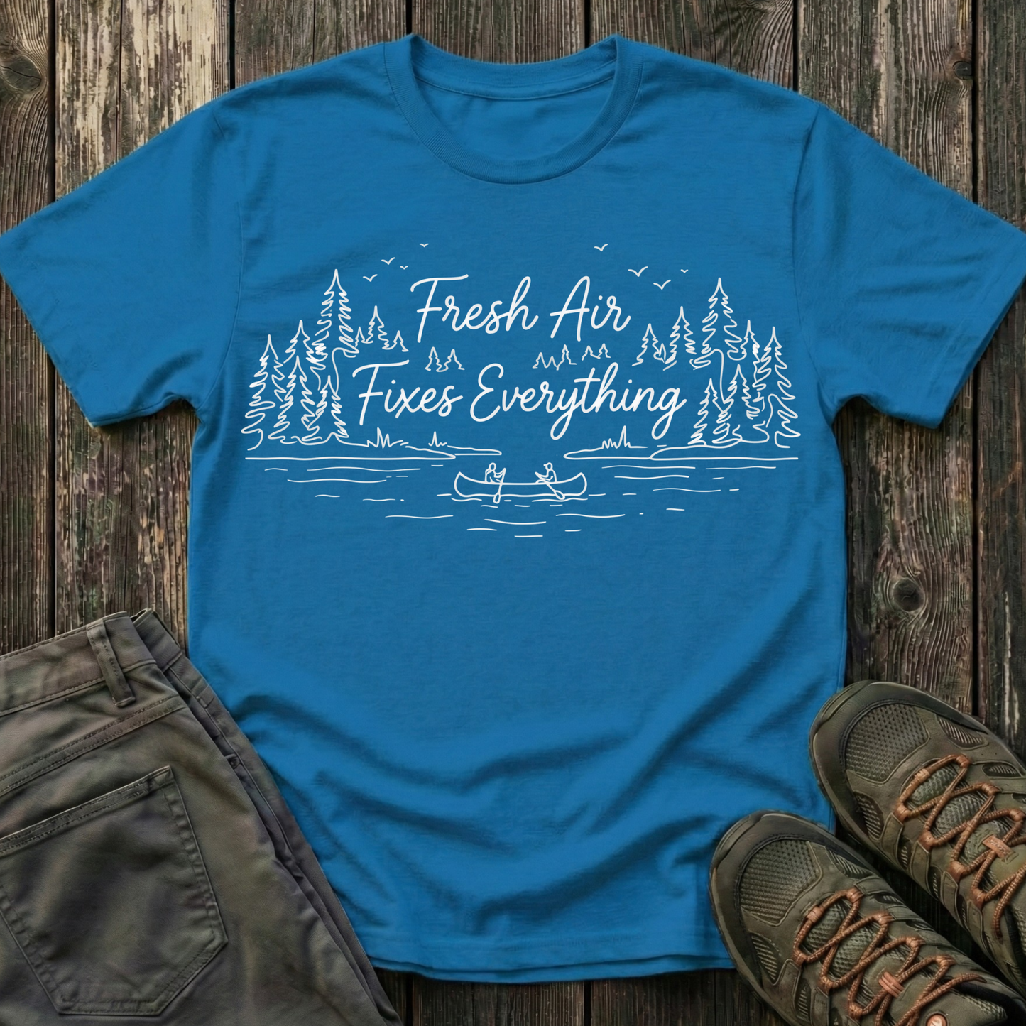 Fresh Air Fixes Everything T-shirt