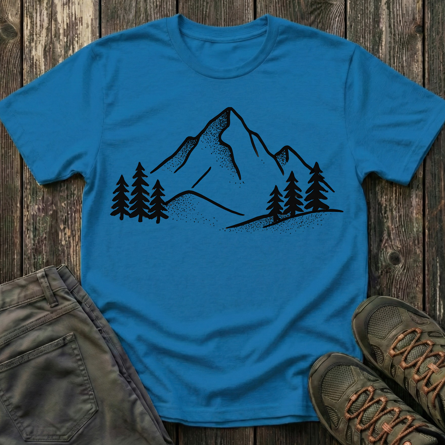 Minimalist Mountain Range T-shirt