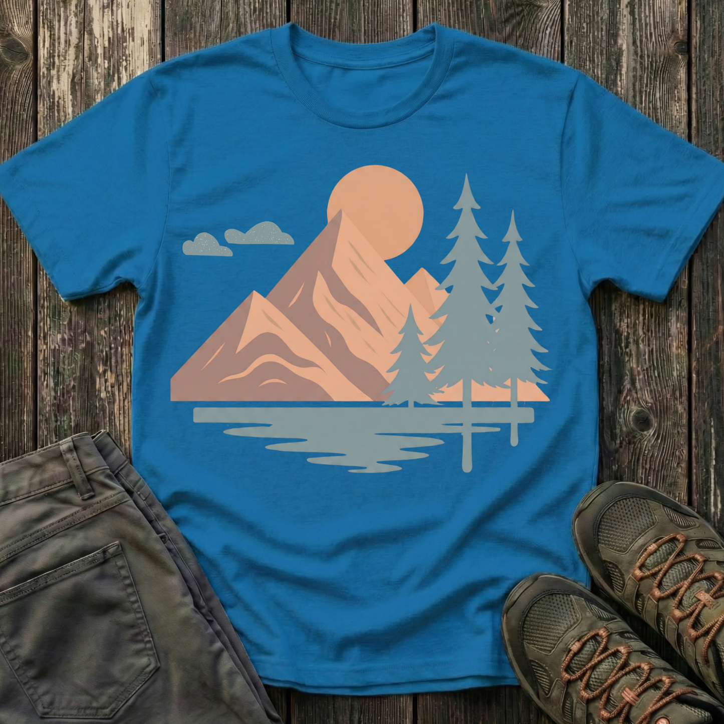 Mountain Landscape Serenity T-shirt