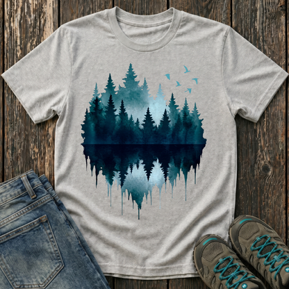 Children's Ink Drip Forest T-shirt