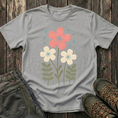 Stars And Flowers T-shirt