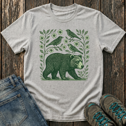 Children's Forest Bear And Friends T-shirt