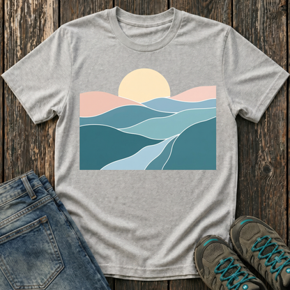 Children’s Sunset Over Rolling Hills T-shirt