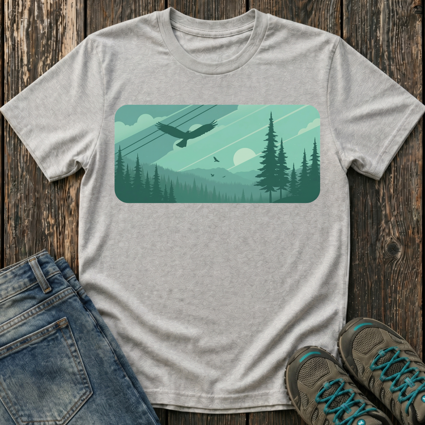 Children's Soaring Above the Pines T-shirt