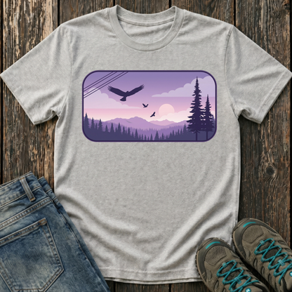 Children's Soaring Above the Twilight Pines T-shirt