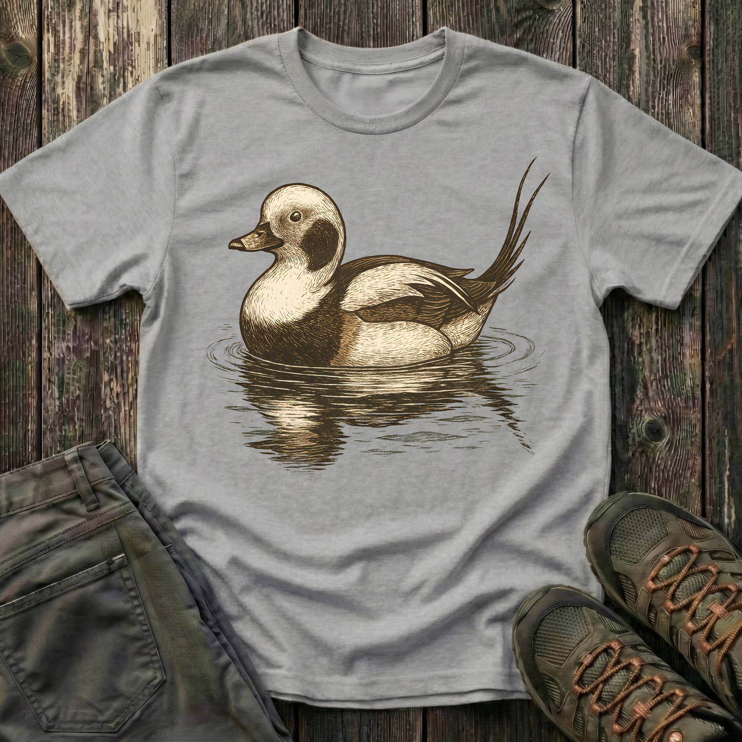 Duck Serenely Swimming T-shirt