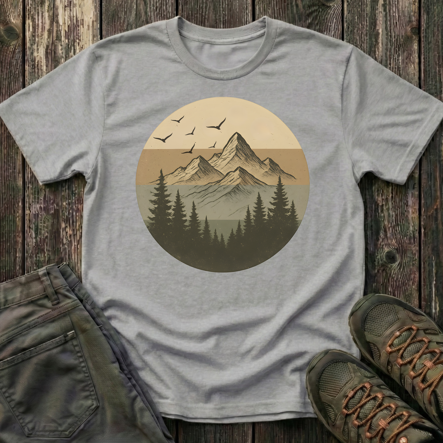 Earth Tones Landscape T-shirt