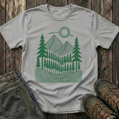 Geometric Pines T-shirt