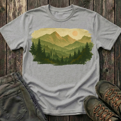Brushstroke Landscape T-shirt