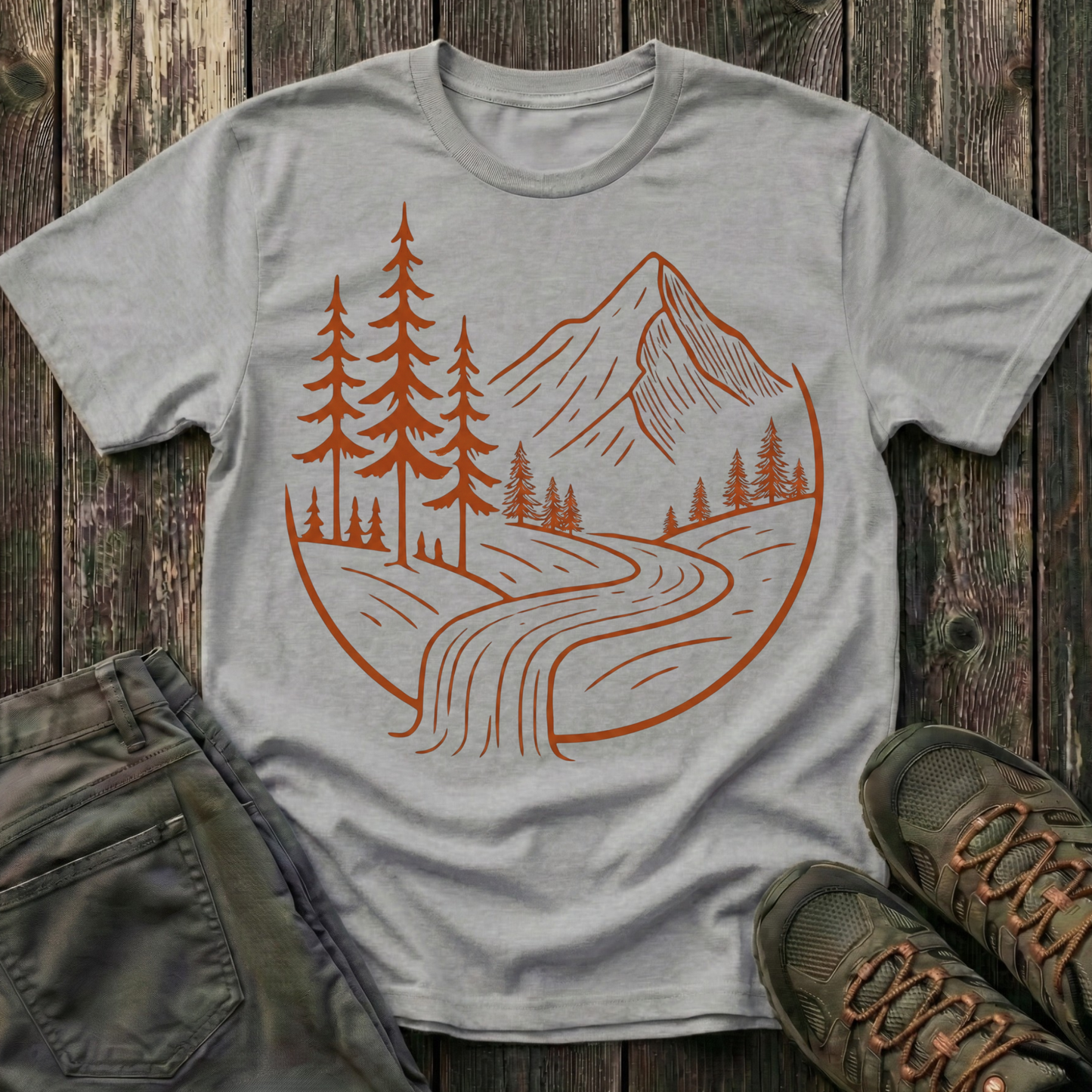 Golden River Valley T-shirt