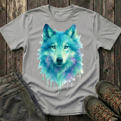 Watercolor Wolf Portrait T-shirt