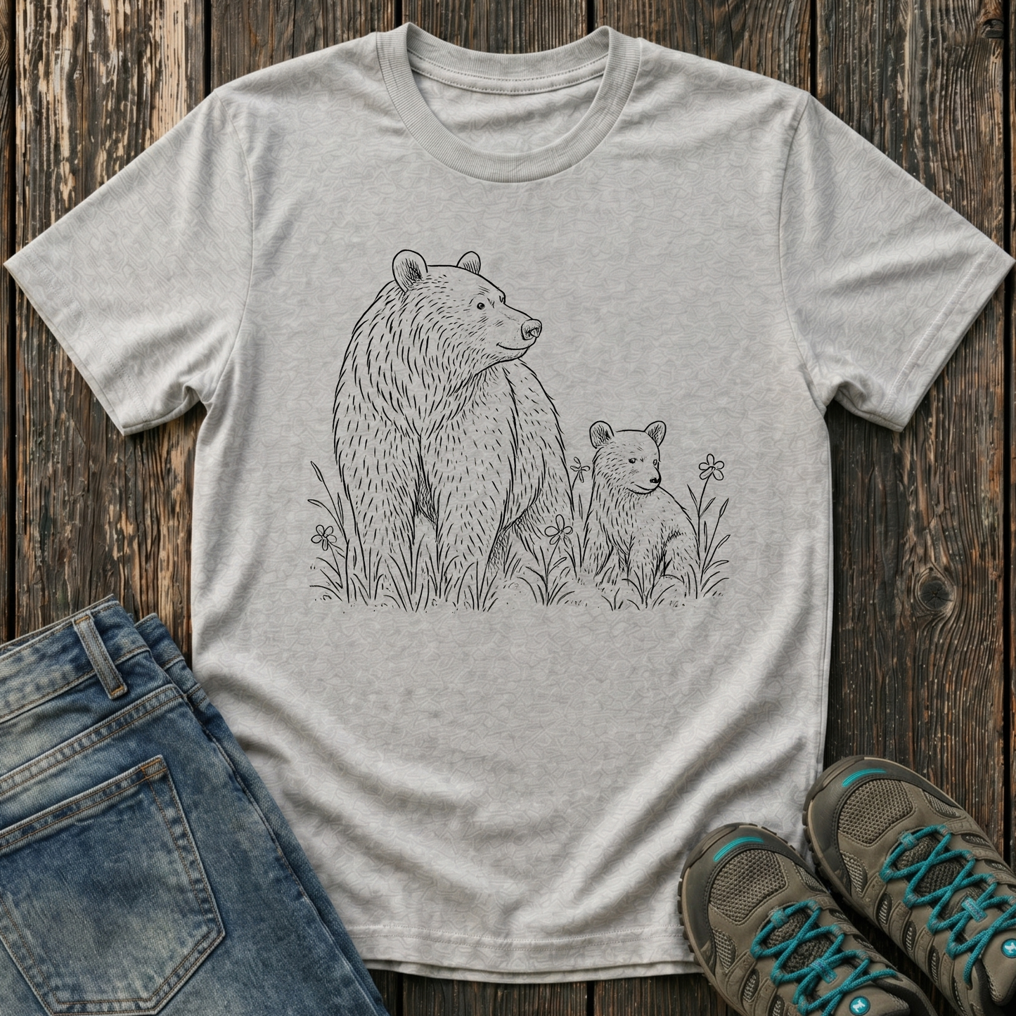 Children's Mama And Cub Playtime T-shirt