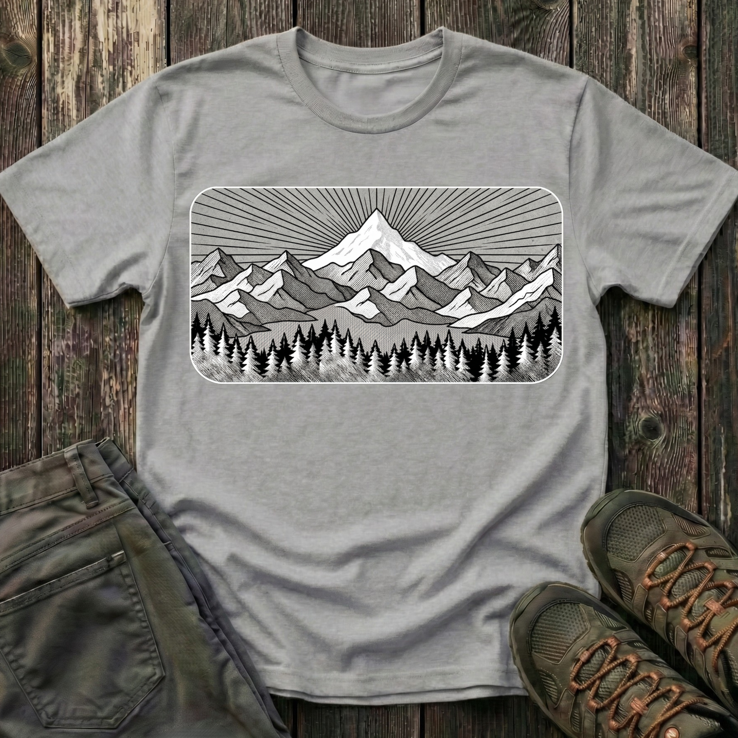 Sun Ray Peak Vintage T-shirt