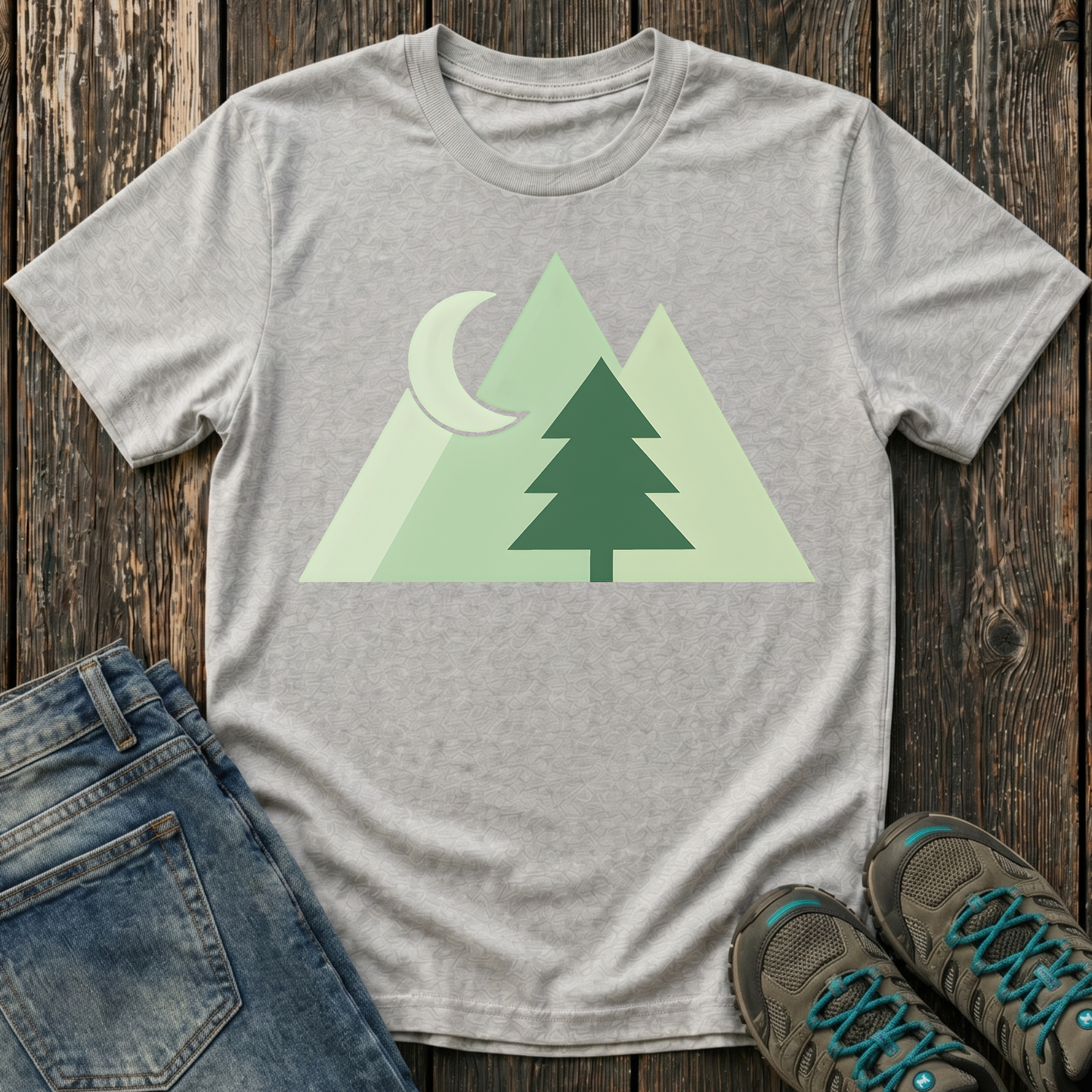 Children's Greenscale Mountains T-shirt