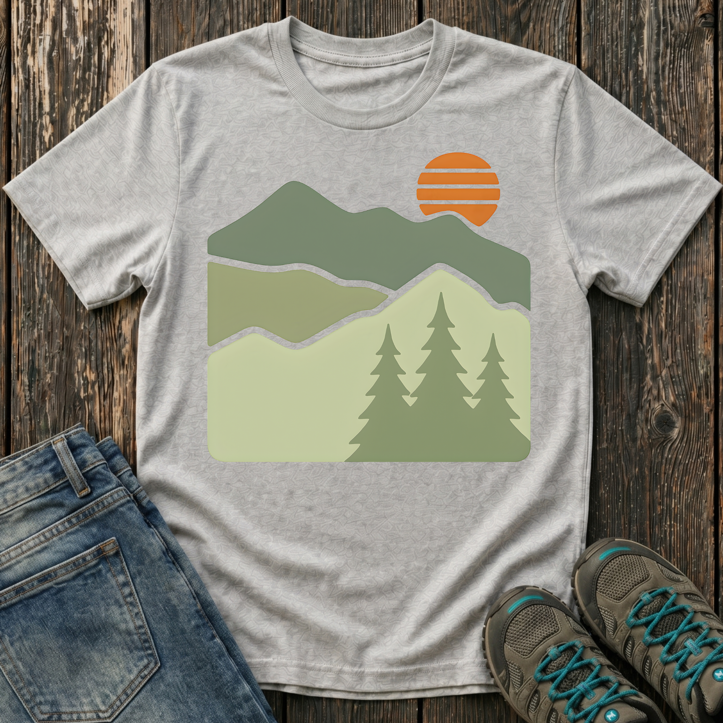 Children’s Retro Sun Rising T-shirt