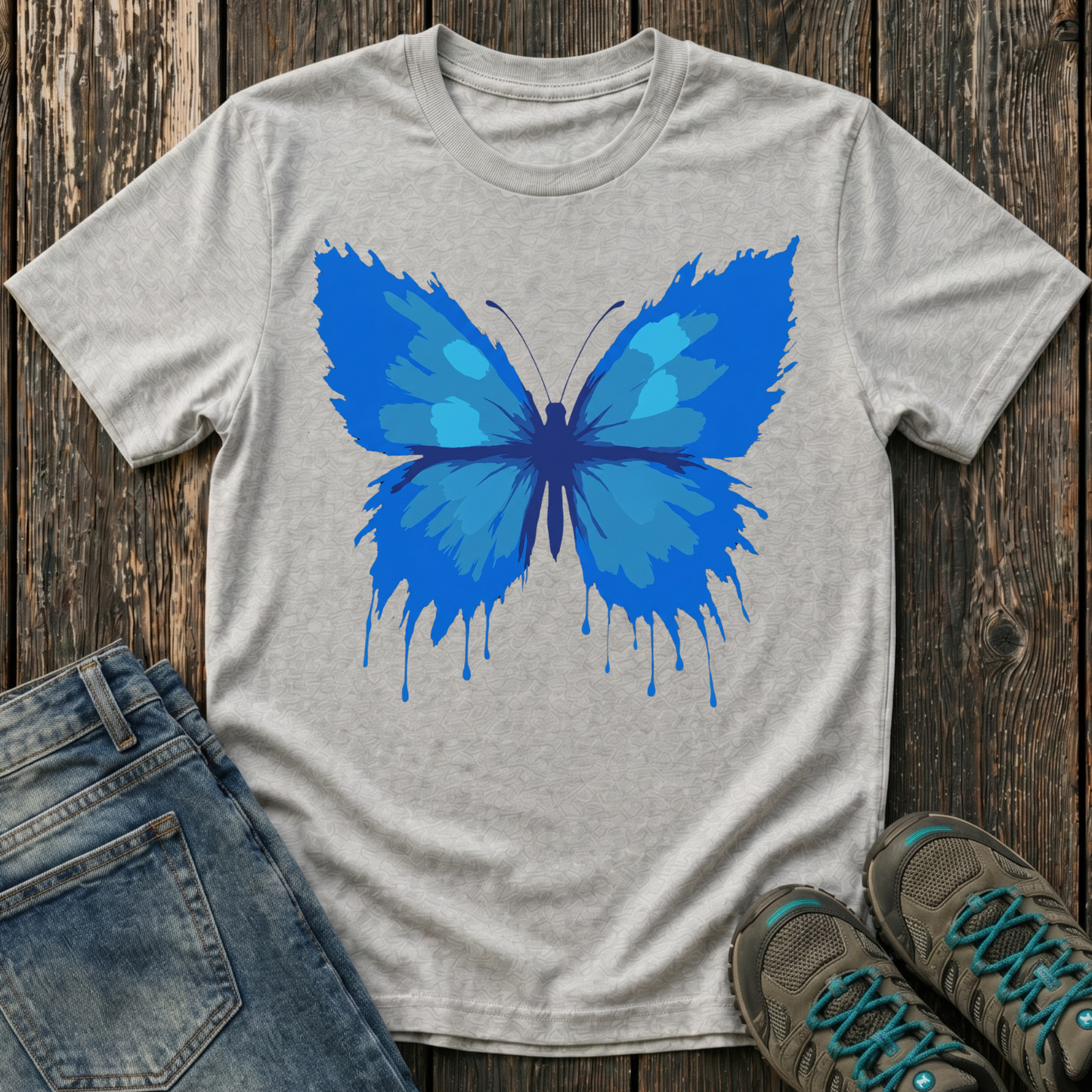 Children's Brushstroke Butterfly T-shirt
