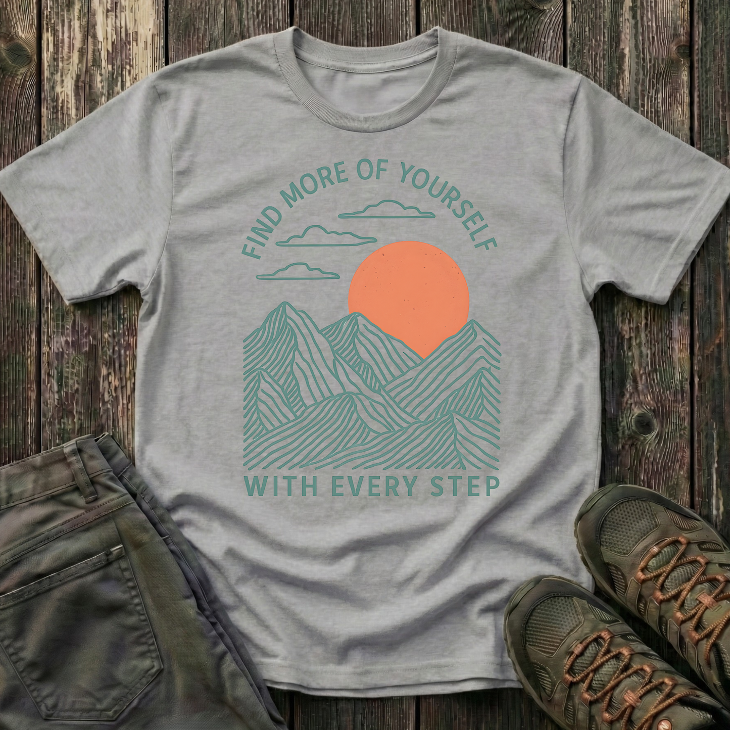 Find Yourself With Every Step T-shirt
