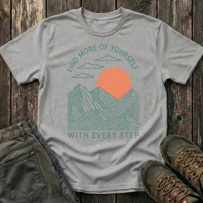 Find Yourself With Every Step T-shirt